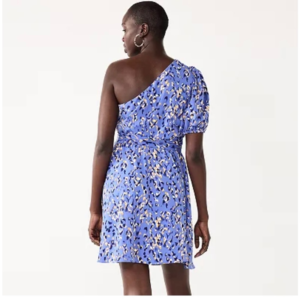 Nine West One-Shoulder Dress  Size Large Blue